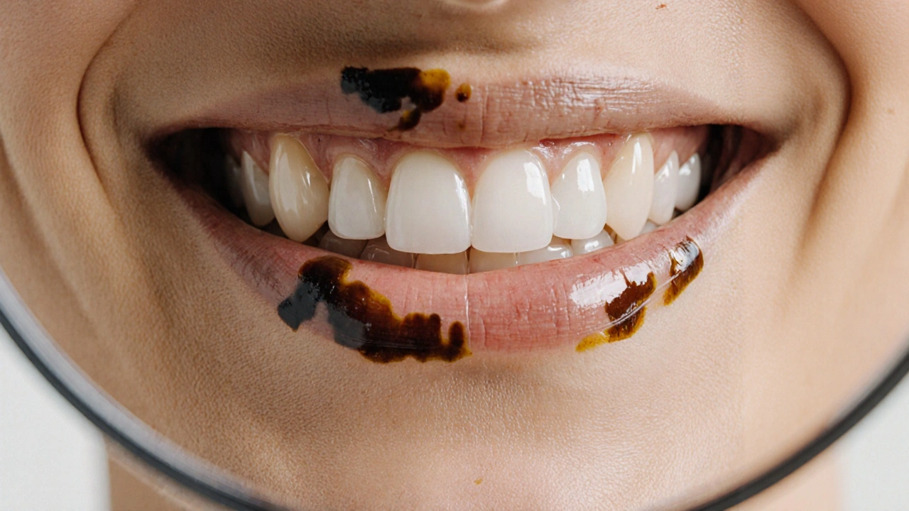 Jak rozeznat pigment od kazu na zubech