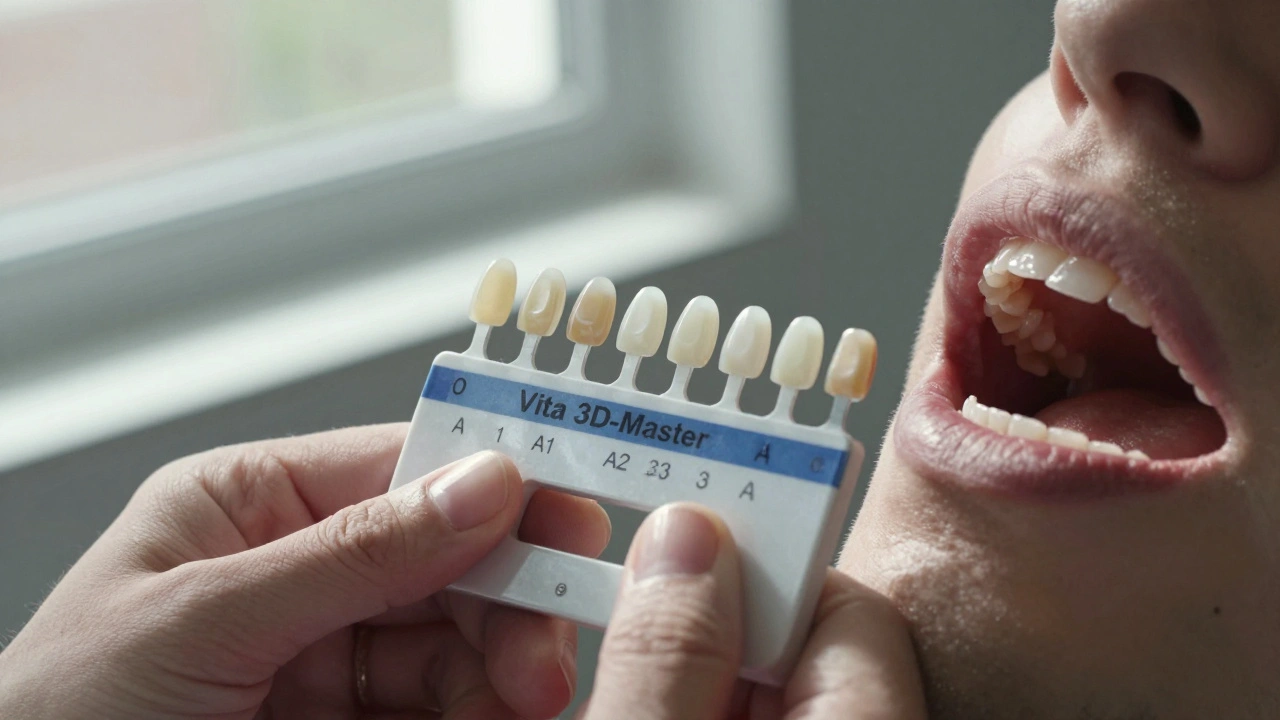 Keramické fazety: Jaké jsou možnosti barvy a jak vybrat ideální odstín