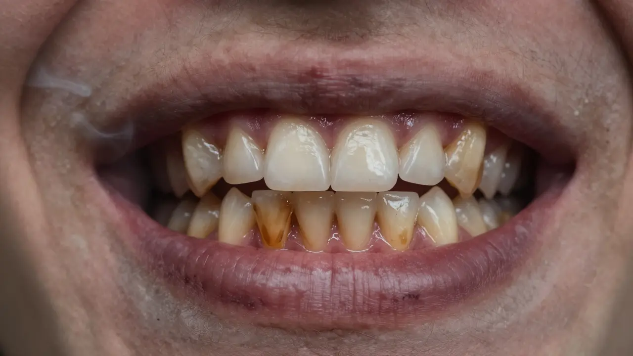 Jak vypadají zuby kuřáka? Co se děje s vašimi zuby, když kouříte