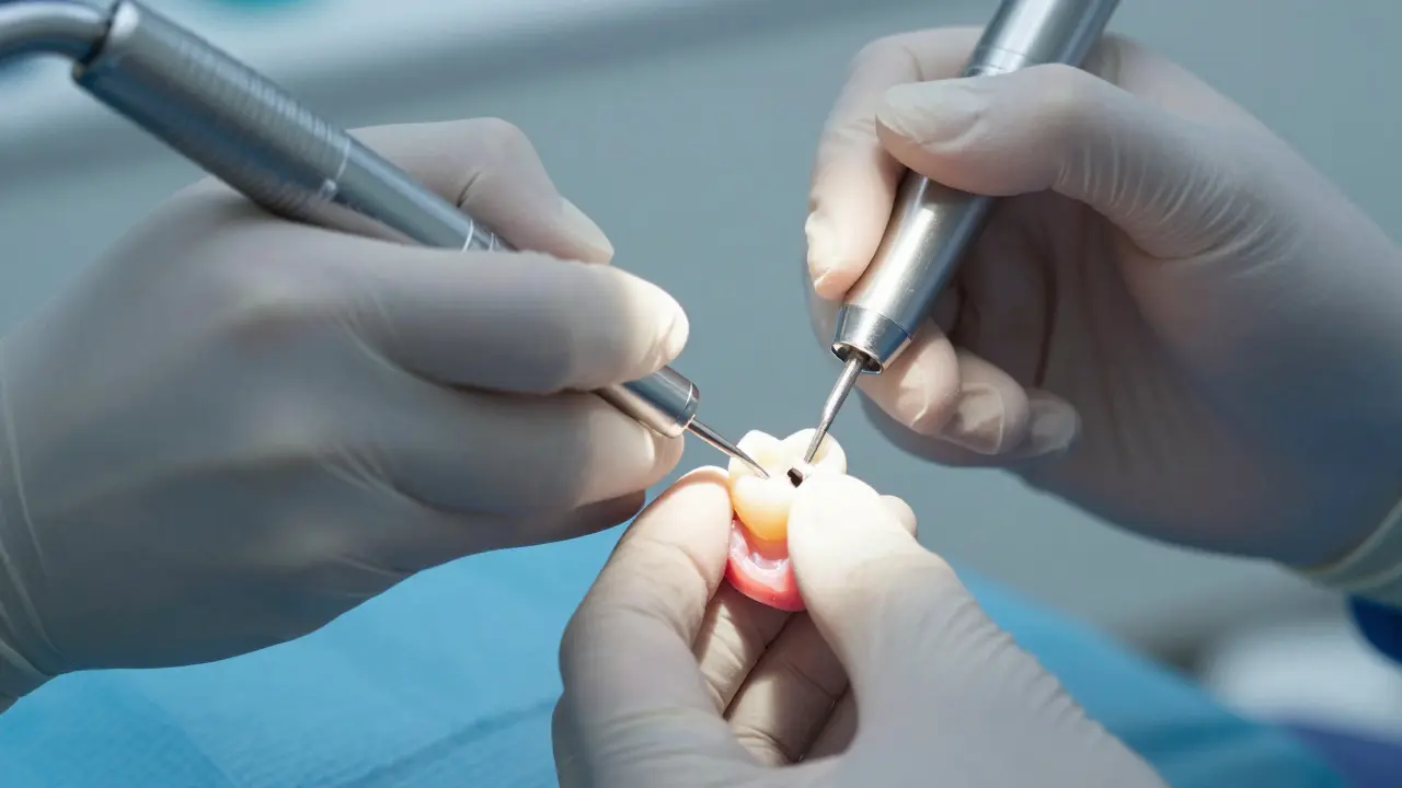 Čím se lepí zubní korunky? Typy cementů a proces nalepení