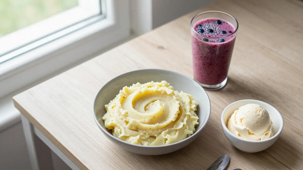 Zdravá a měkká strava pro zotavení po extrakci zubu